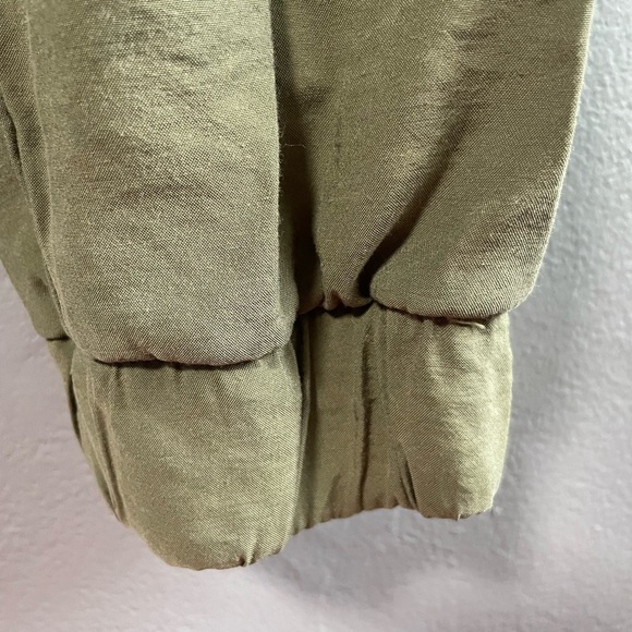Zara modal pull on cargo joggers in olive green. Size X- Small - Picture 6 of 8